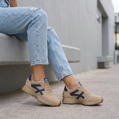 Hanna | Damen orthopädische Sneaker mit Schnürung und Plateausohle