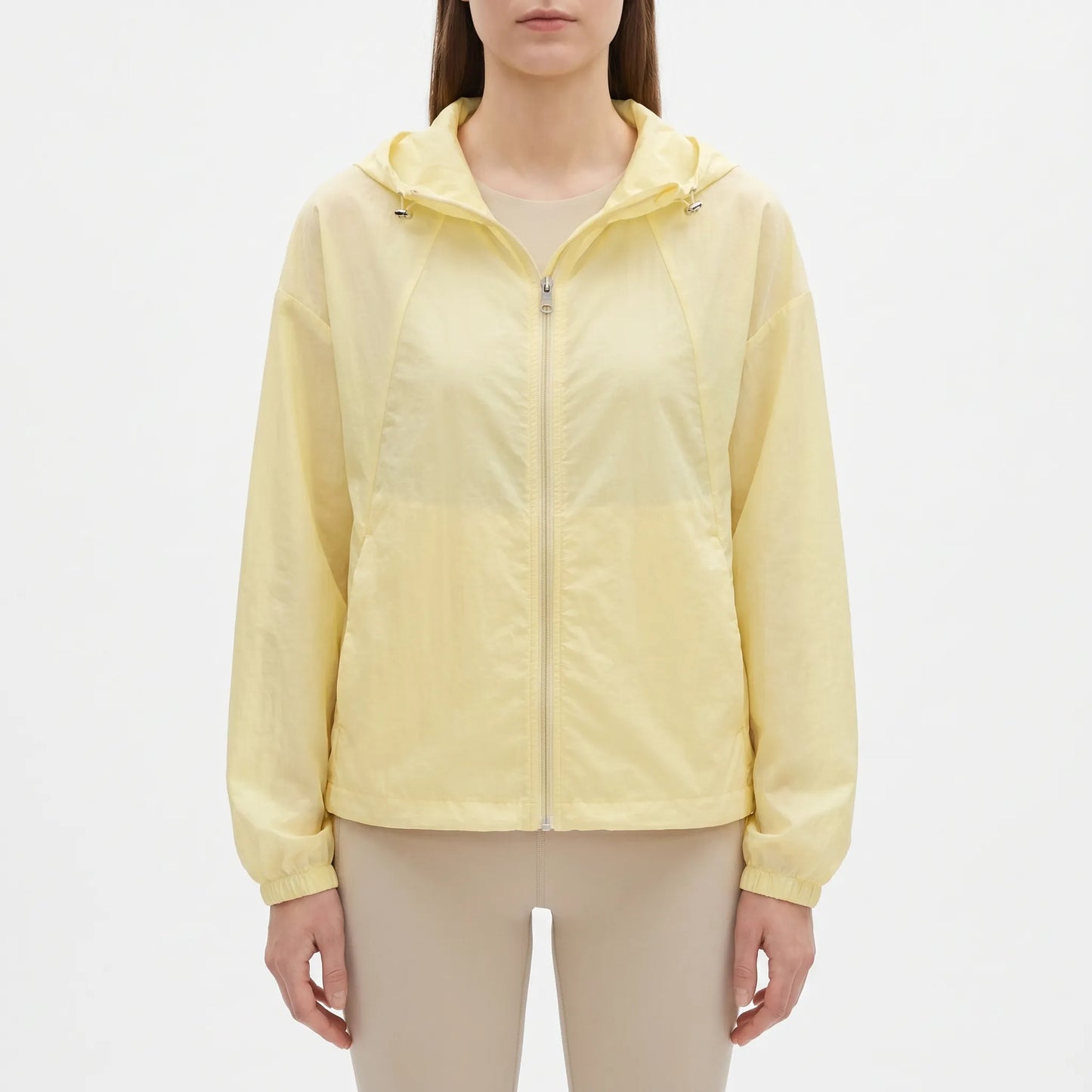Simone | Windjacke mit elastischen Bündchen und Kapuze