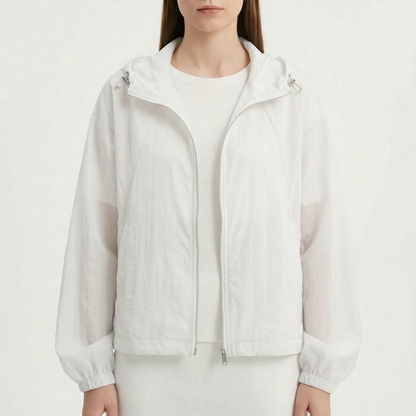 Simone | Windjacke mit elastischen Bündchen und Kapuze
