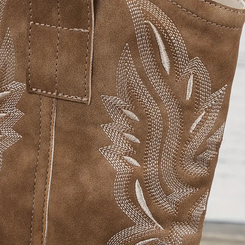 Elisabeth | Damen stilvolle Cowboy-Stiefeletten mit Absatz