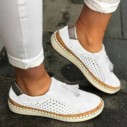 Brunhilde | Damen Slip-on Gehschuhe mit Plattformsohle