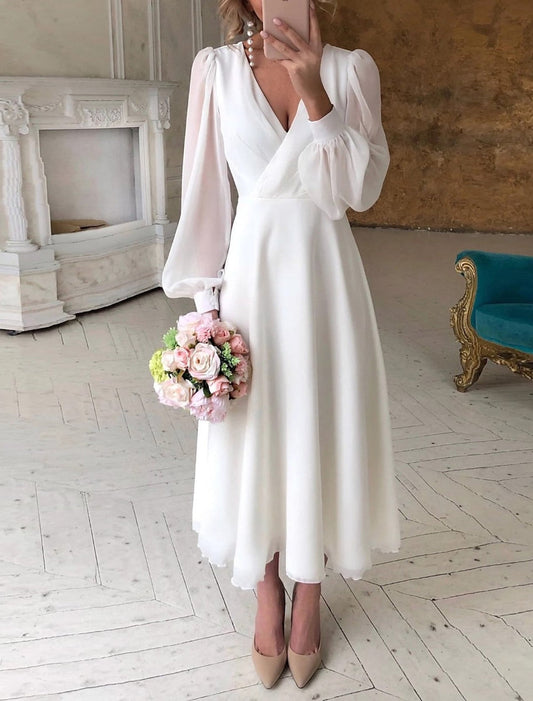 Perlina | Elegantes Damen-Cocktailkleid mit langen Ärmeln