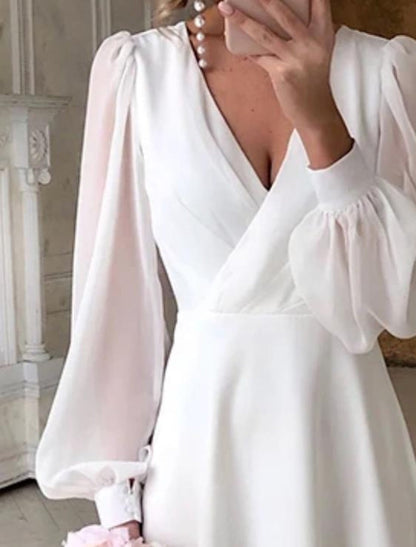 Perlina | Elegantes Damen-Cocktailkleid mit langen Ärmeln