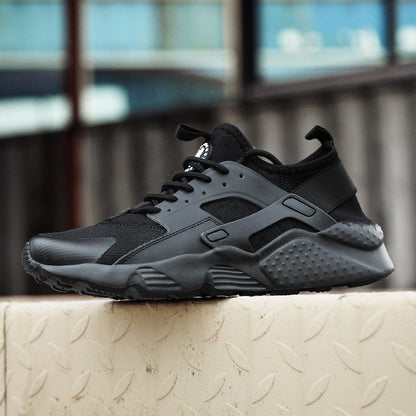 Hannes | atmungsaktive Sommer-Sneaker in Schwarz-Weiß