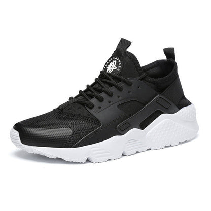 Hannes | atmungsaktive Sommer-Sneaker in Schwarz-Weiß