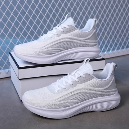 Lena | Damen Sneaker mit Schnürung und dicker Sohle und Form