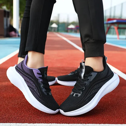 Lena | Damen Sneaker mit Schnürung und dicker Sohle und Form