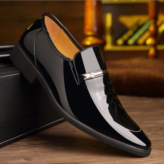 Konrad | Herren elegante Slip-On Loafer mit Spange vorn