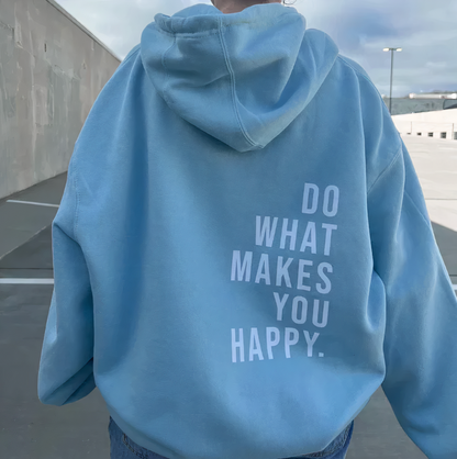Vreni | Cheerful Hoodie with Graphic Print