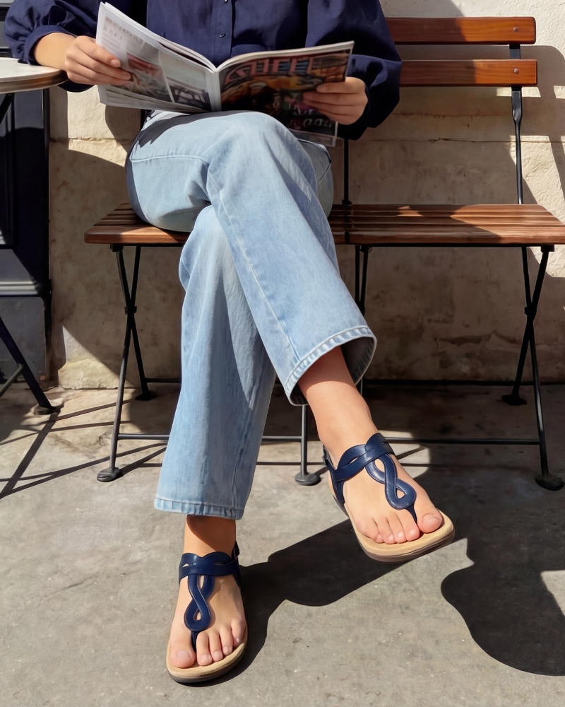 Luisa | Women's toe separators with arch support and T-strap