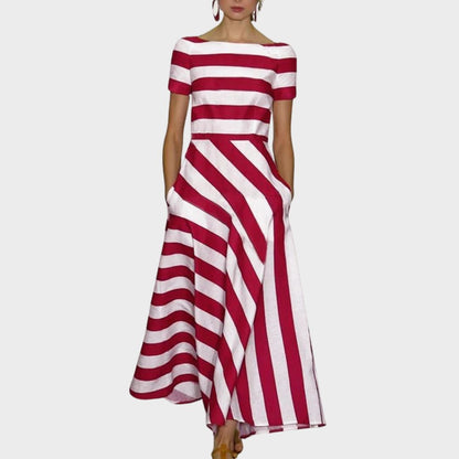 Lora | Leichtes & fließendes Streifen-Kleid