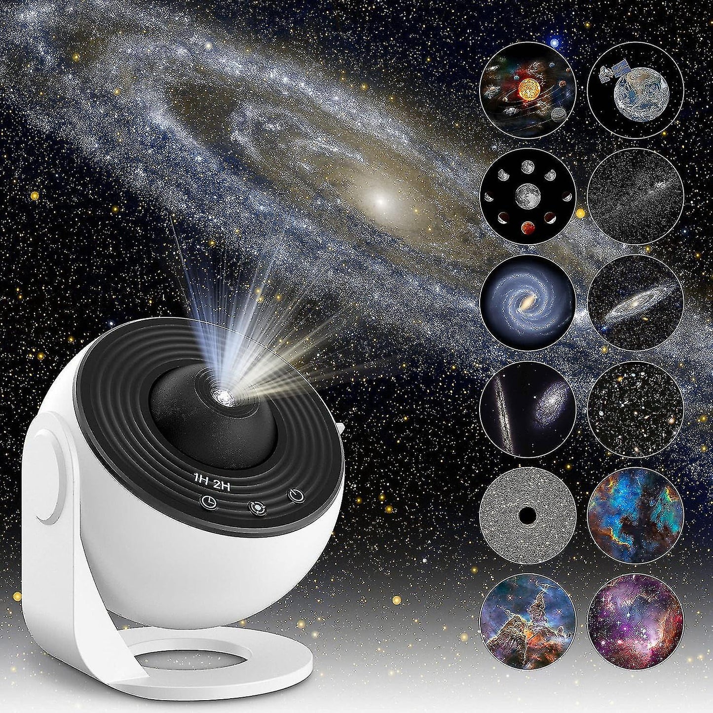Kelvik | Space projector with starry sky and galaxy effects