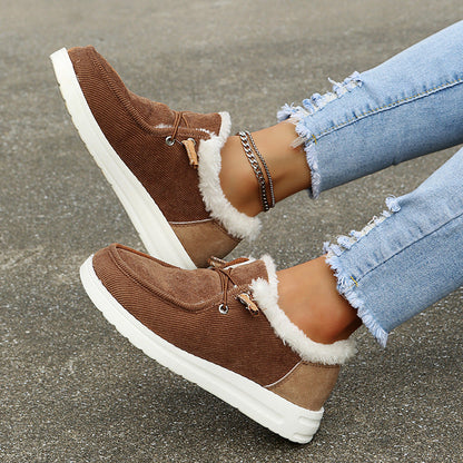 Quenby | Elegante Winter-Sneakers mit Fellfutter