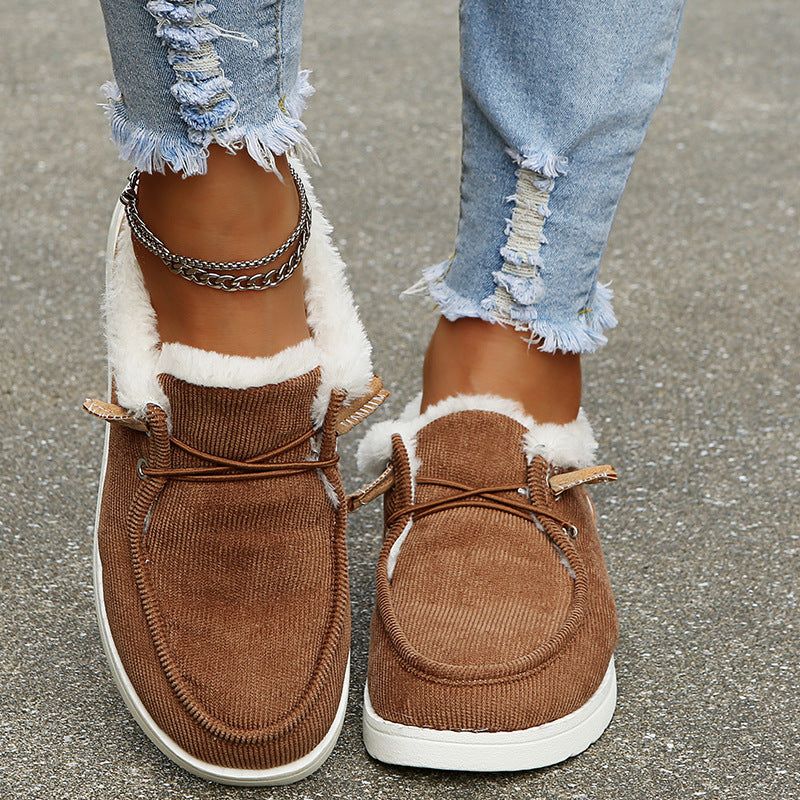 Quenby | Elegante Winter-Sneakers mit Fellfutter