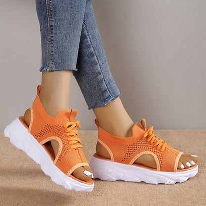 Zedda | Women's orthopedic knit sandals with cushioned sole