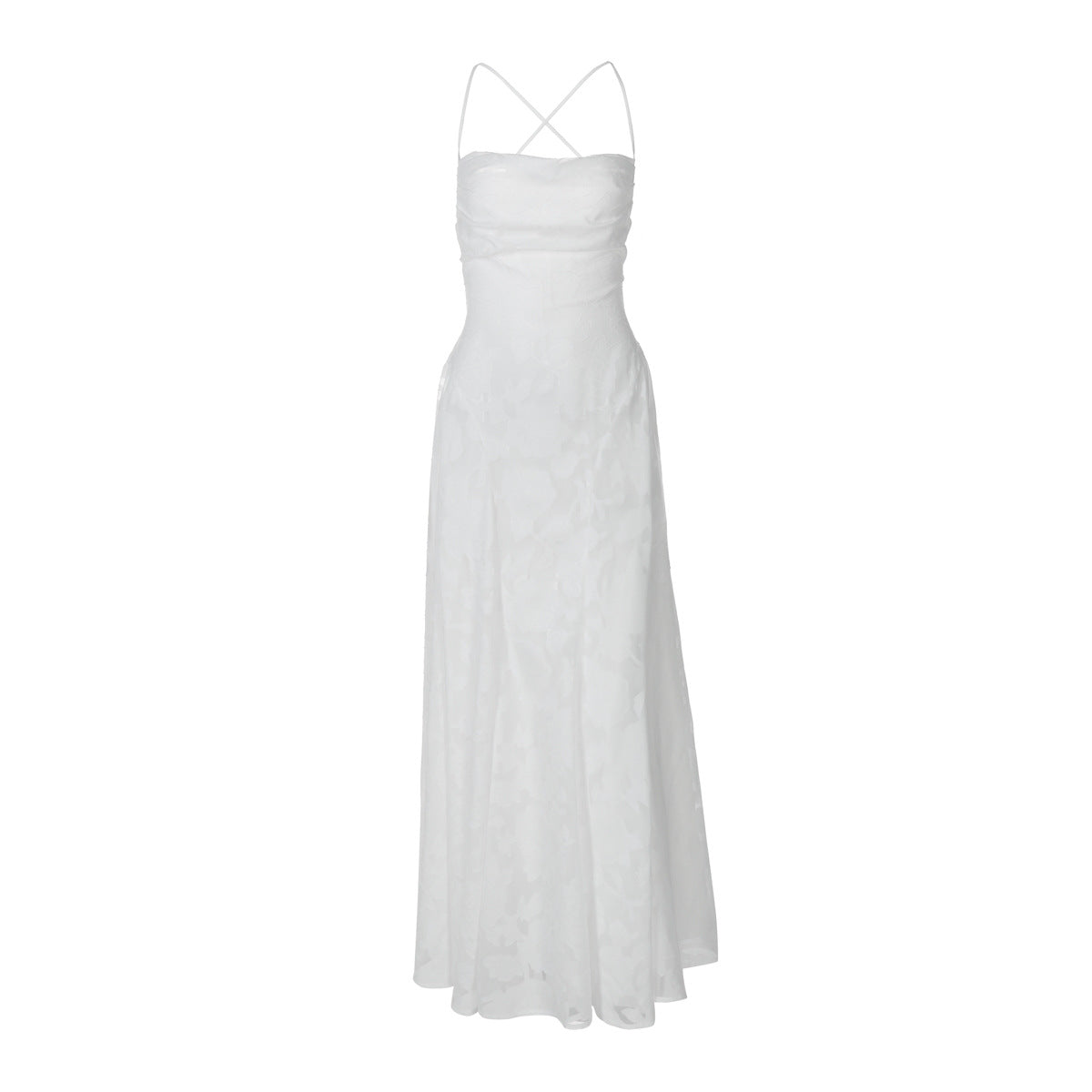 Sarah | Damen elegantes Abendkleid mit feinem Blumenmuster