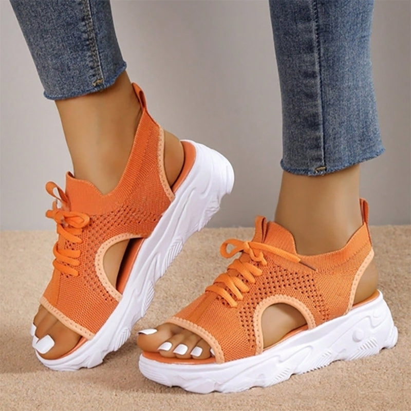 Zedda | Women's orthopedic knit sandals with cushioned sole