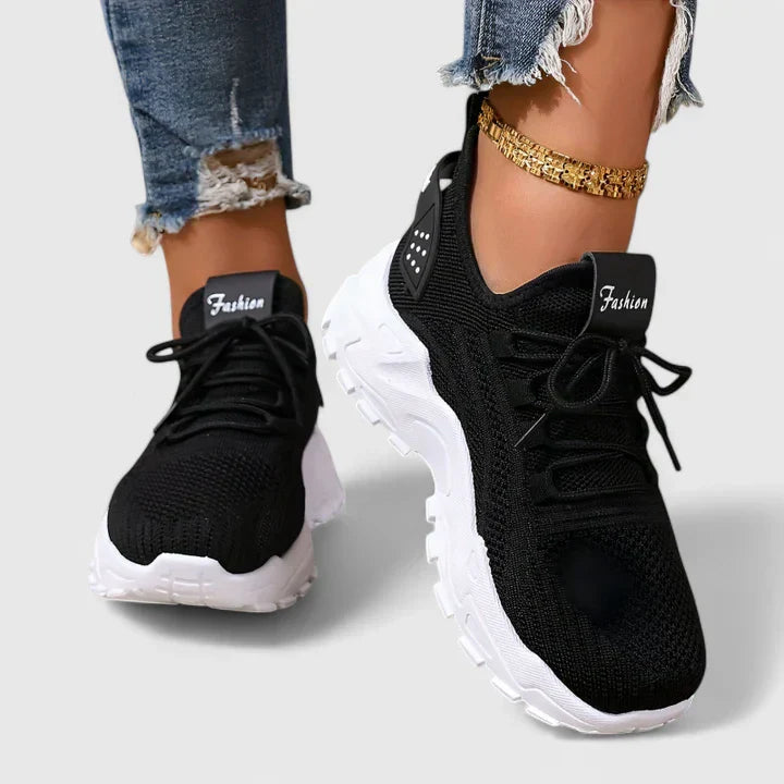 Frauke | Leichte Damen Sneaker mit Schnürung | Sneaker