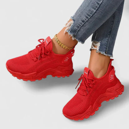 Frauke | Leichte Damen Sneaker mit Schnürung | Sneaker