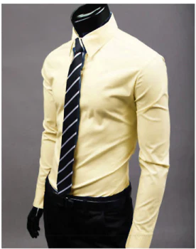 William | Men's long-sleeved shirt with collar and buttons | Formal & slim fit