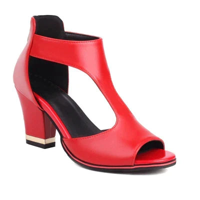 Nina | Orthopädische Sandalen mit Blockabsatz