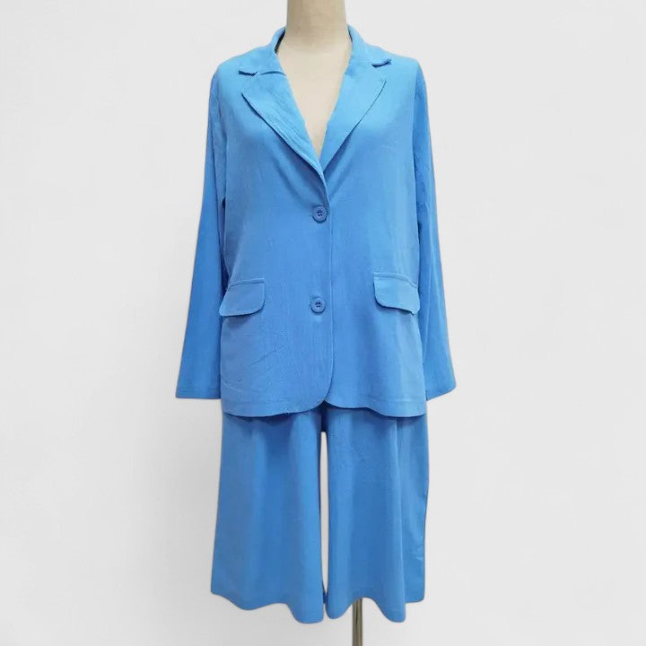 Leandra | Zweiteiliges Set mit Blazer und Bequemen Shorts