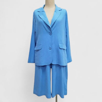 Leandra | Zweiteiliges Set mit Blazer und Bequemen Shorts