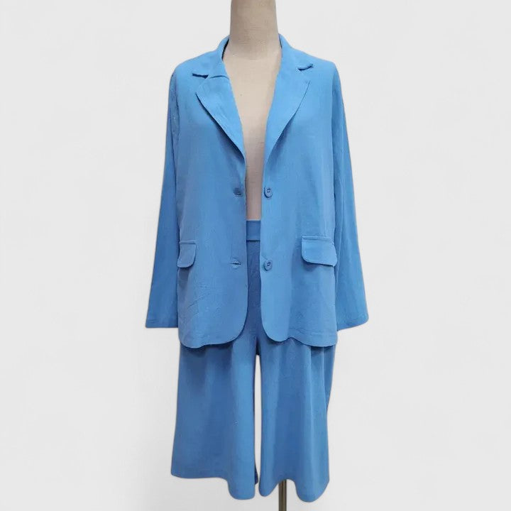 Leandra | Zweiteiliges Set mit Blazer und Bequemen Shorts