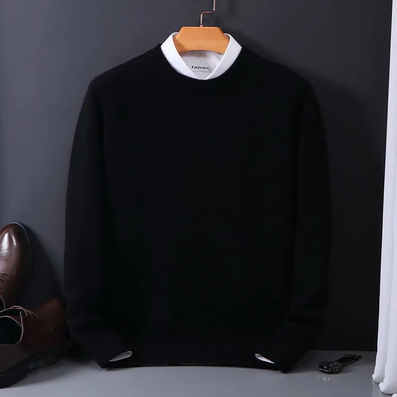 Werner | Elegante maglia in tricot con scollo rotondo