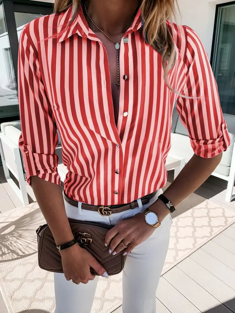 Corinna - Maritim gestreifte Bluse