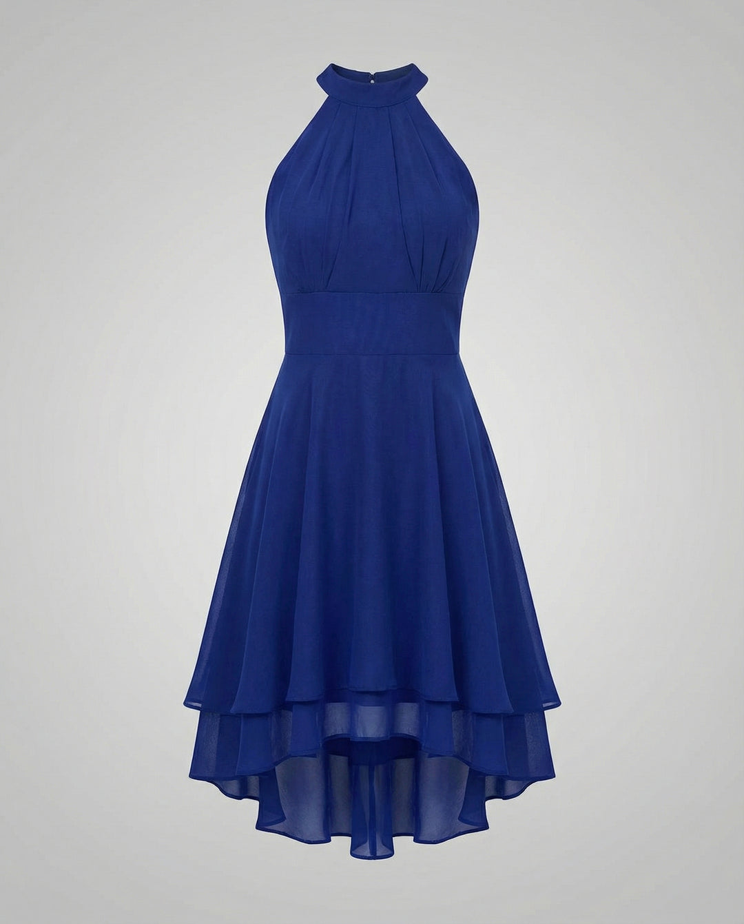 Dagna | Klassisches Damen Midikleid mit Neckholder | Ärmellos