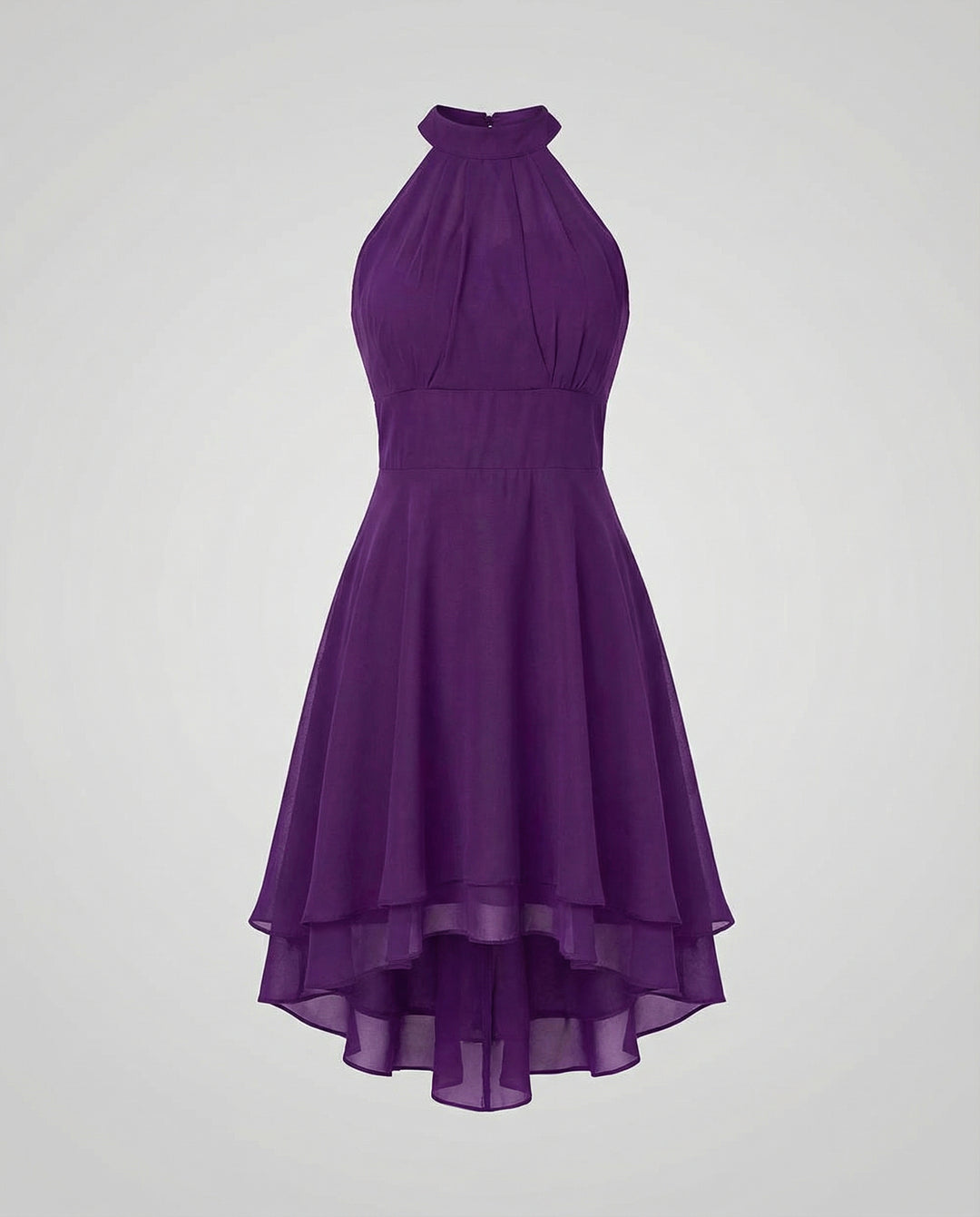 Dagna | Klassisches Damen Midikleid mit Neckholder | Ärmellos