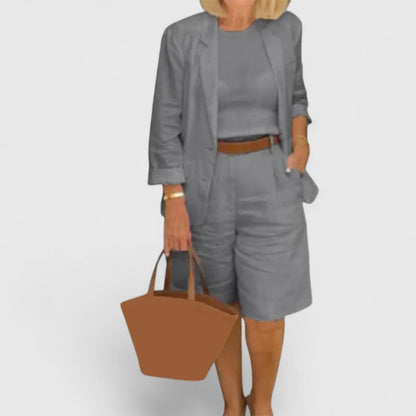 Leandra | Zweiteiliges Set mit Blazer und Bequemen Shorts