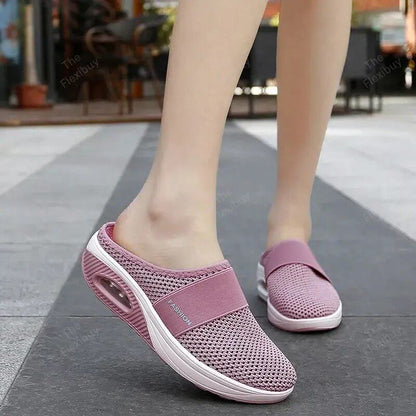 Winola | Women's orthopedic mesh slippers with elastic strap
