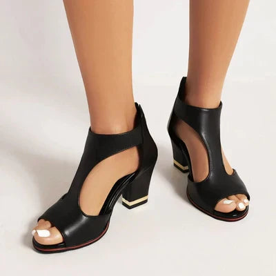 Nina | Orthopädische Sandalen mit Blockabsatz