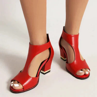 Nina | Orthopädische Sandalen mit Blockabsatz