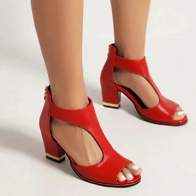 Nina | Orthopädische Sandalen mit Blockabsatz