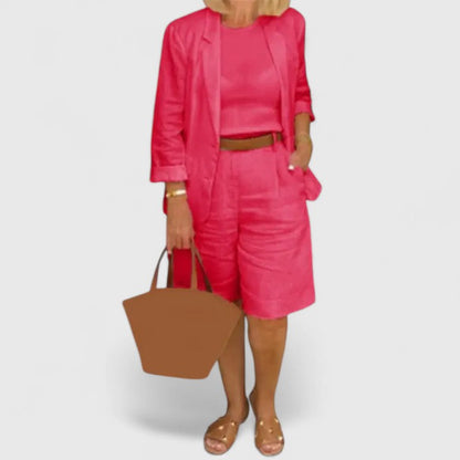 Leandra | Zweiteiliges Set mit Blazer und Bequemen Shorts