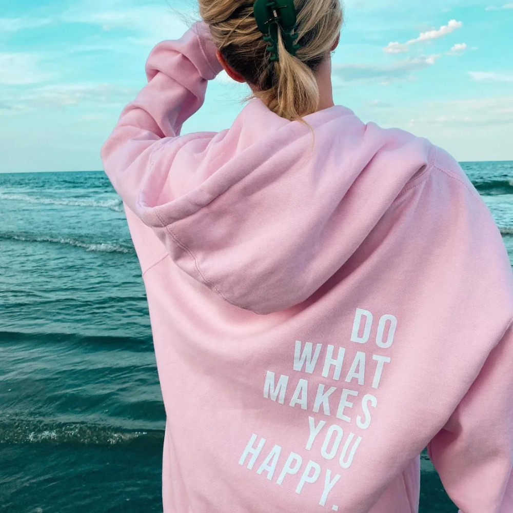 Vreni | Cheerful Hoodie with Graphic Print