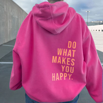 Vreni | Cheerful Hoodie with Graphic Print