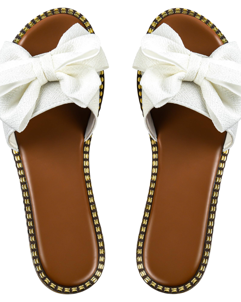 Amelie | Women's sandals with bow and elegant summer style
