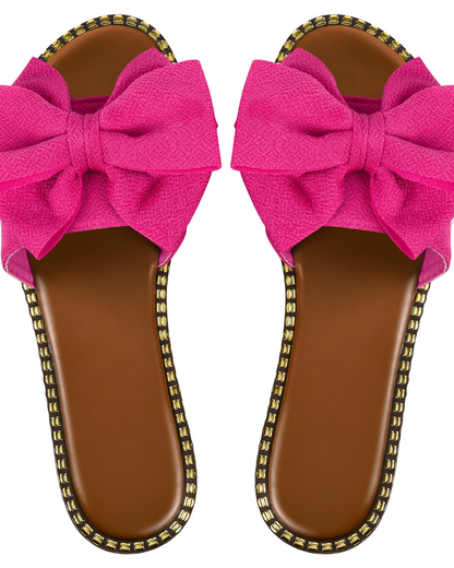 Amelie | Women's sandals with bow and elegant summer style