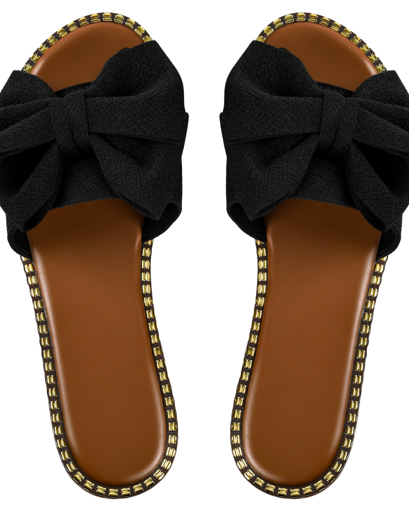 Amelie | Women's sandals with bow and elegant summer style