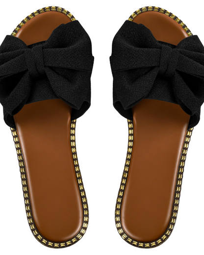 Amelie | Women's sandals with bow and elegant summer style