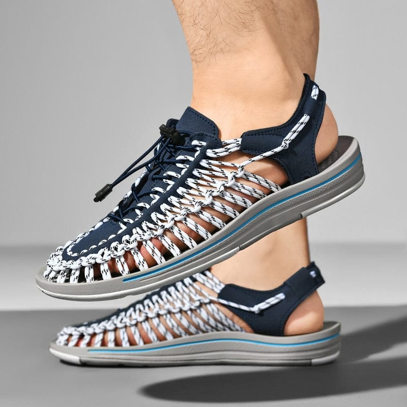 Jasmin | Sandalen mit Kordeldesign und verstellbarem Kordelzug
