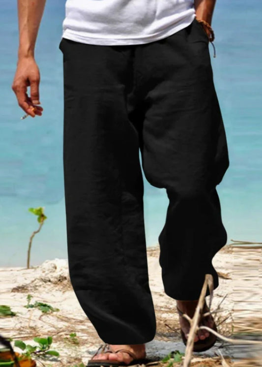 Joachim | Pantaloni classici da uomo a gamba larga | Tasche laterali