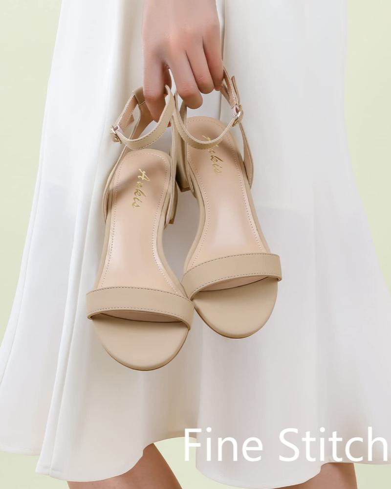 Clara | Women's sandals with block heel and elegant ankle strap