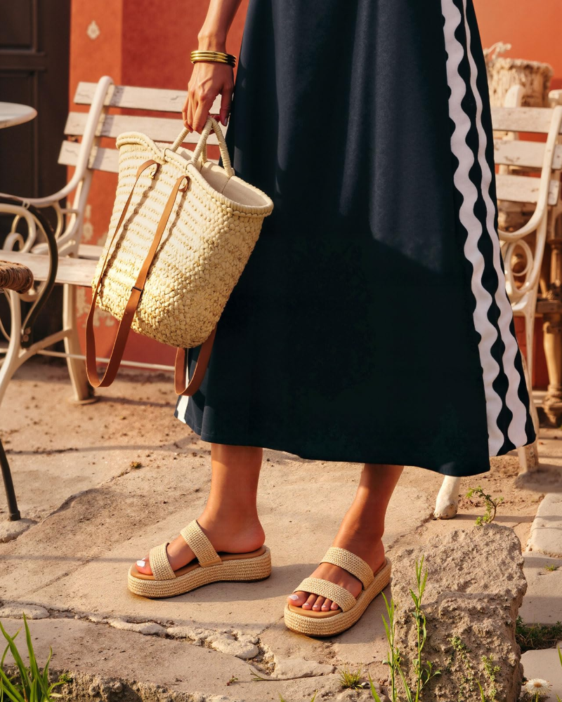 Sophie | Women's sandals with platform sole and boho style for summer