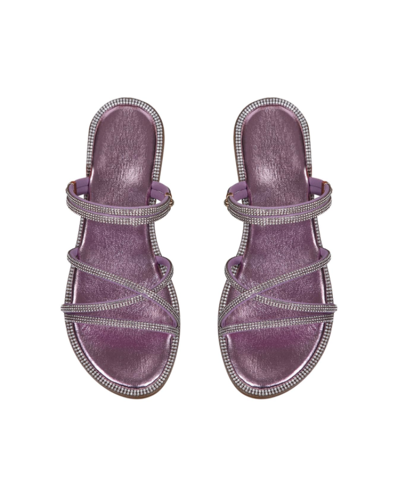 Johanna | Women's sandals with rhinestone straps and elegant summer design