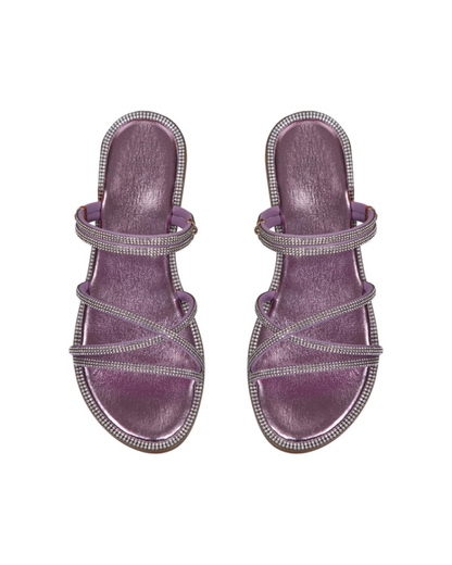 Johanna | Women's sandals with rhinestone straps and elegant summer design
